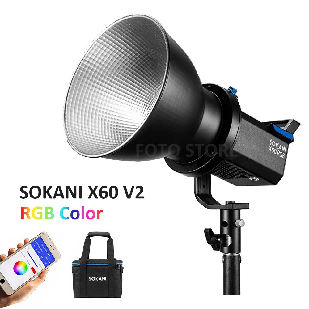 Sokani-X60 V2 RGB 80W LED  COB  5600K ߿..